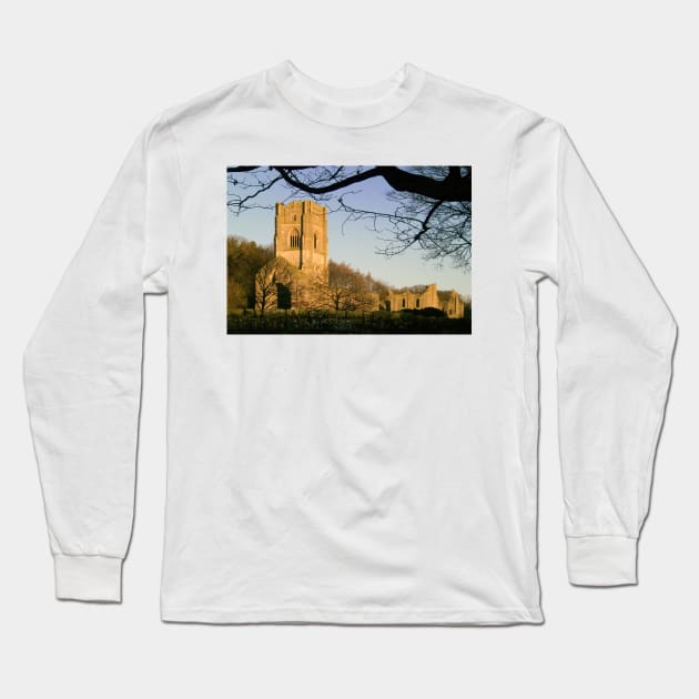 Fountains Abbey Long Sleeve T-Shirt by zglenallen